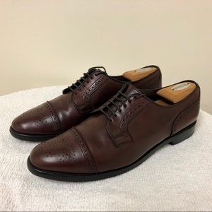 Allen Edmonds Hancock Dress Shoes Burgundy 10.5D